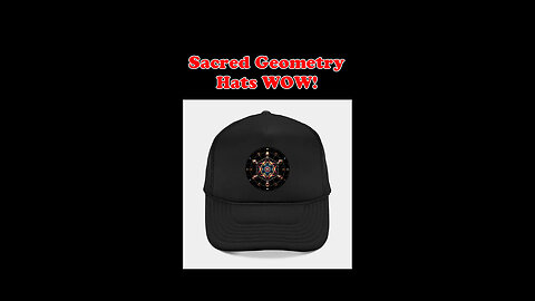 Sacred Geometry Hats WOW!