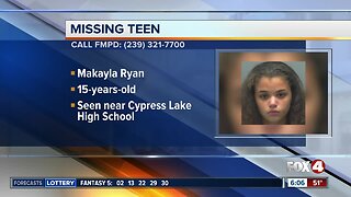 Fort Myers 15-year-old Makayla Ryan reported missing