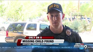 Oro Valley police officer helps find missing Colorado girl