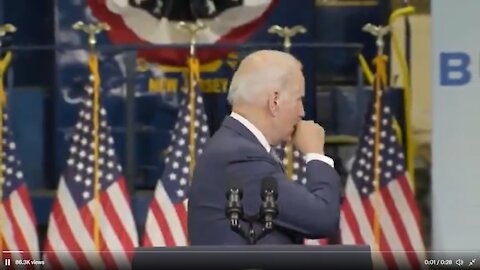 Maskless Biden Coughs, Shakes People's Hands