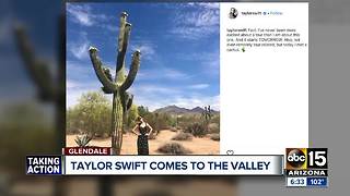 Fans flock to Glendale to see Taylor Swift kick off world tour