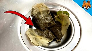 THEREFORE, you should put a Tea Bag down your Drain 💥 (GENIUS trick) 🤯