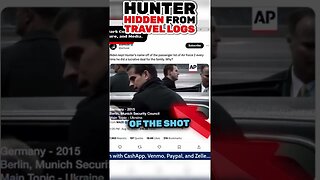 Hunter Hidden from VP Travel Logs #bidencrimefamiily #Hunter