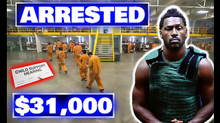 Antonio Brown, Former NFL Receiver arrested for $31,000 unpaid child support 💵❗ Vet women properly❗✅