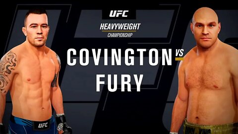 EA Sports UFC 4 Gameplay Tyson Fury vs Colby Covington