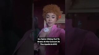 Ice Spice Vibing Out To Drake At His Concert