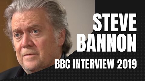 Bannon Saturday Series: FULL INTERVIEW: Trump's former chief strategist Steve Bannon- BBC News