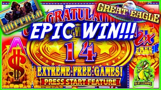 ALL AMERICANA EXTREME BIG FREE WIN! Great Eagle, Fast Cash Buffalo, Wonder 4 Boost Wild Americoin'