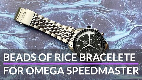 Omega Speedmaster Beads of Rice Aftermarket Bracelet by Uncle Seiko [REVIEW]