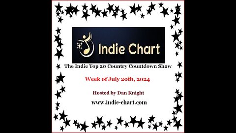 Indie Top 20 Country Countdown Show for July 20th 2024