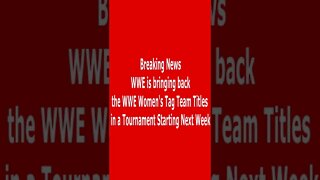 Breaking WWE News