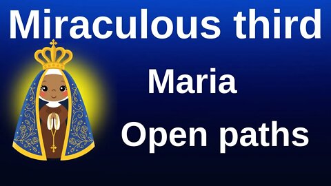 Miraculous Rosary Mary opens paths🙏🙏