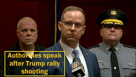 FBI holds press conference on attempted assassination of Trump at rally in PA