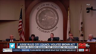 Judge rules Bakersfield violated Brown Act