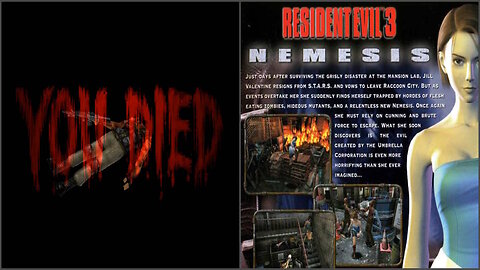 Resident Evil 3 Nemesis Playthrough Ep.6 - Worst RE Deaths