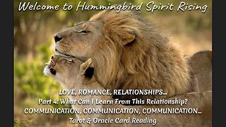 LOVE, ROMANCE, RELATIONSHIPS... What Can I Learn From This Relationship? - Tarot & Reading