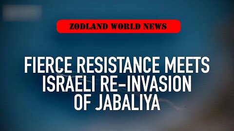 ►🚨▶◾️⚡️⚡️🇮🇱⚔️🇵🇸 Fierce Resistance meets Israeli re-invasion of Jabaliya | Jon Elmer