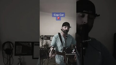 @KeithUrban cop car #countrymusic #acoustic #guitar