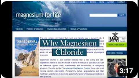 Why Magnesium Chloride?