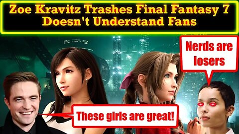 Zoe Kravitz Trashes Final Fantasy 7 and Its Fans Without Knowledge or Understanding of the Game
