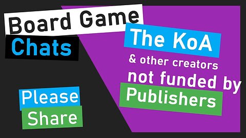 💬 The King of Average and Other Creators Not Funded by Publishers | Board Game Chats