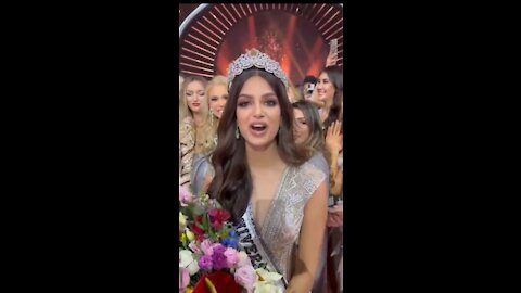 Miss universe 2021 most beautiful moments.Miss universe winning moment
