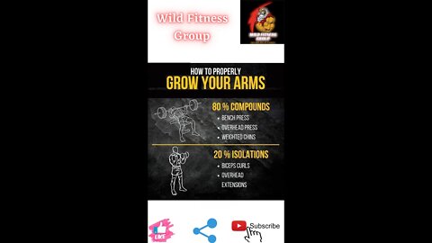 🔥How to properly grow your arms🔥#fitness🔥#wildfitnessgroup🔥#shorts🔥