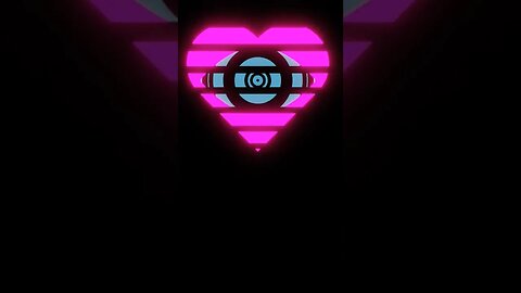 Vj loop 2022: Retrowave heart.