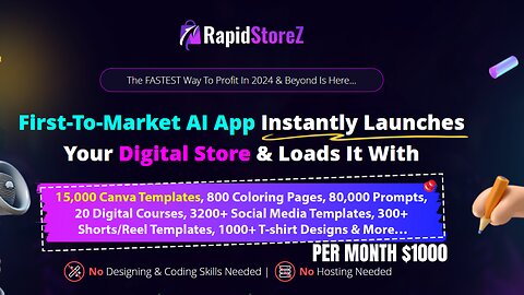 RapidStoreZ Review | how to online earning 2024