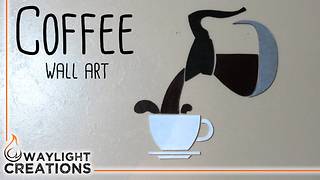 Coffee "wall art" DIY craft - Try it out yourself!