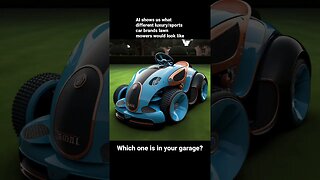 Ai Luxury Car Brand Lawn Mowers