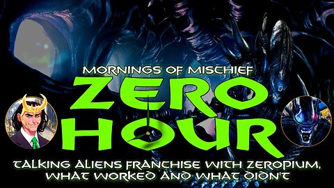 ZeroHour - Who better to talk Aliens franchise than the XenoLord himself Zeropium!