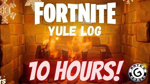 Video Game Yule Log - Fortnite Cozy Lodge - 10 Hours