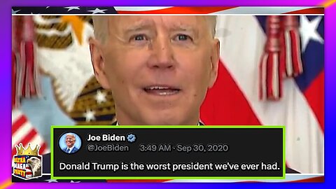 JOE BIDEN: "DONALD TRUMP IS THE WORST PRESIDENT WE'VE EVER HAD"