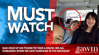 Son Pops Out Of A Car’s Backseat To The Confusion Of His Family