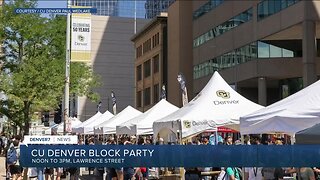 CU Denver hosting community block party today
