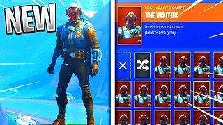 *NEW* HOW TO GET THE BLOCKBUSTER SKIN FOR *FREE* IN FORTNITE!! (THE VISITOR)