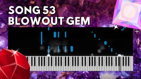 Blowout Gem (song 53, piano, ragtime music)