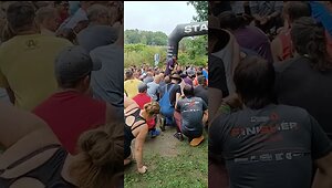 Tough Mudder Pittsburgh Sean Speech at one of the starts