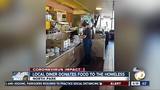 North Park Diner giving food to San Diego's homeless during pandemic