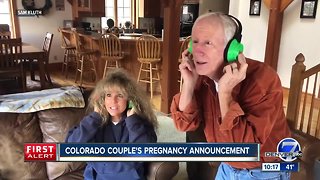 Colorado couple's pregnancy announcement