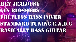 Hey Jealousy Bass Cover Fretless – Gin Blossoms – BBG007