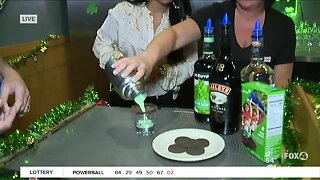 Thin Mint cookie cocktail on Girl Scouts' Birthday