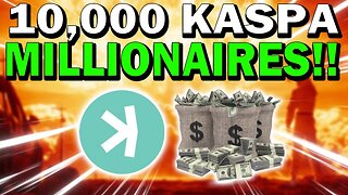 KASPA HOLDERS!! IF YOU HOLD 10,000 KASPA YOU MUST WATCH THIS NOW!!