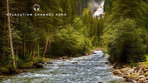 Sound of stream and birds in the forest