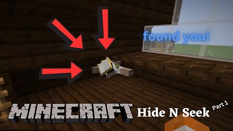 Minecraft Hide N Seek Part 1 - Starting the First Half! | Who will Win, Me or Modzz?