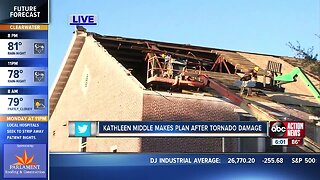 New look at tornado damage suffered at Kathleen Middle School