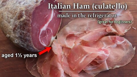 Can you make Italy's famous Culatello in your home refrigerator? | Dry curing meats for beginners