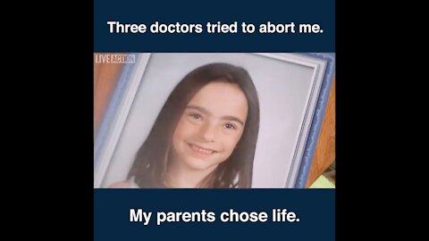 3 doctors tried to abort me — my parents chose LIFE