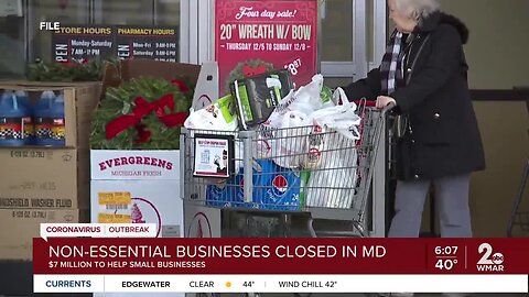 Hogan closes all non-essential businesses, releases funds for small businesses